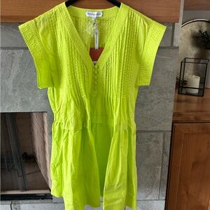 Hunter Bell Neon Yellow Dress